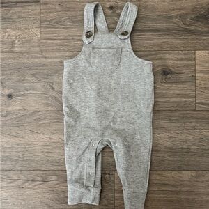 Cat & Jack Light Gray Baby Overalls